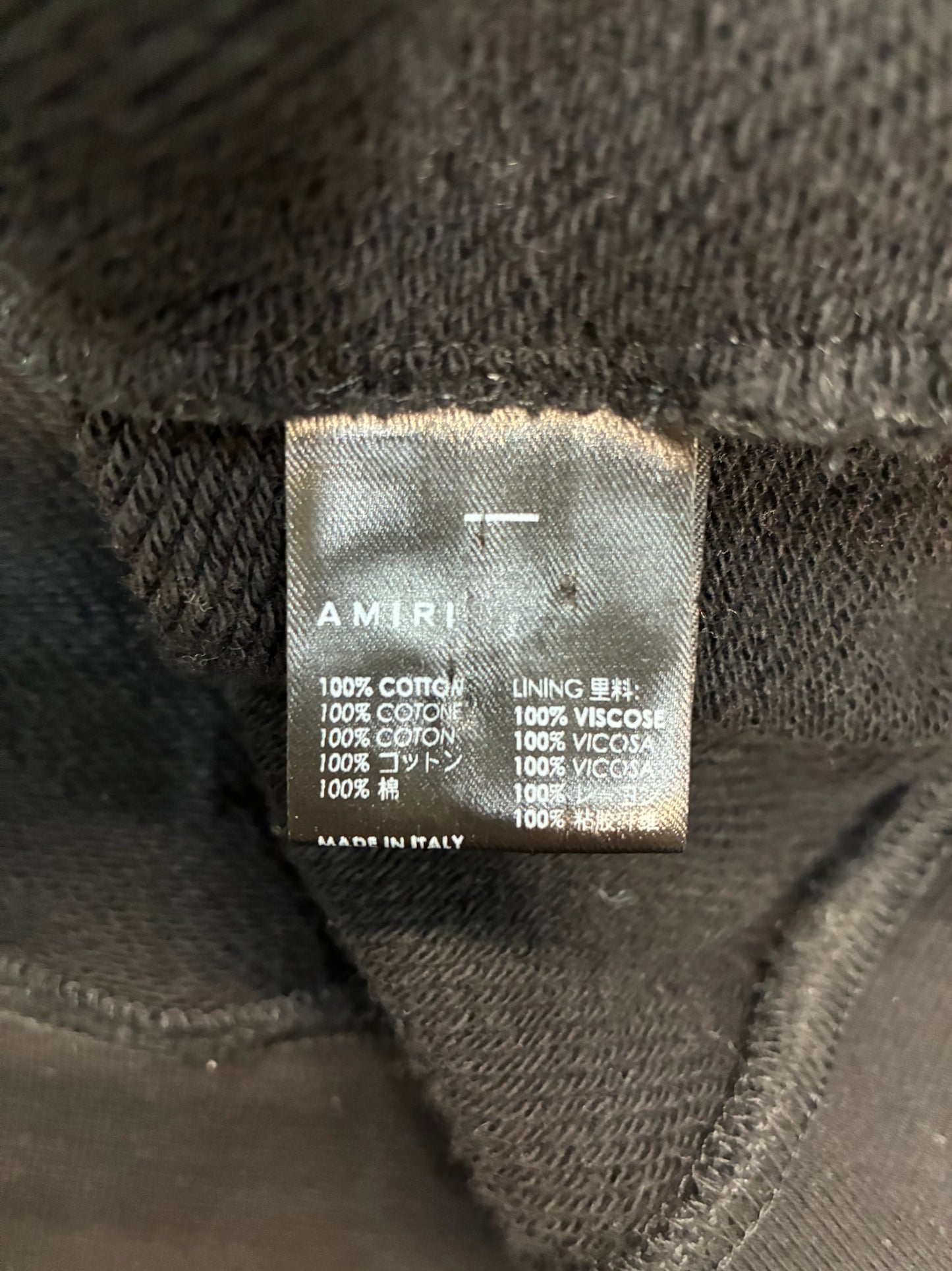 Amiri Zoltar Logo Hoodie 'Black'