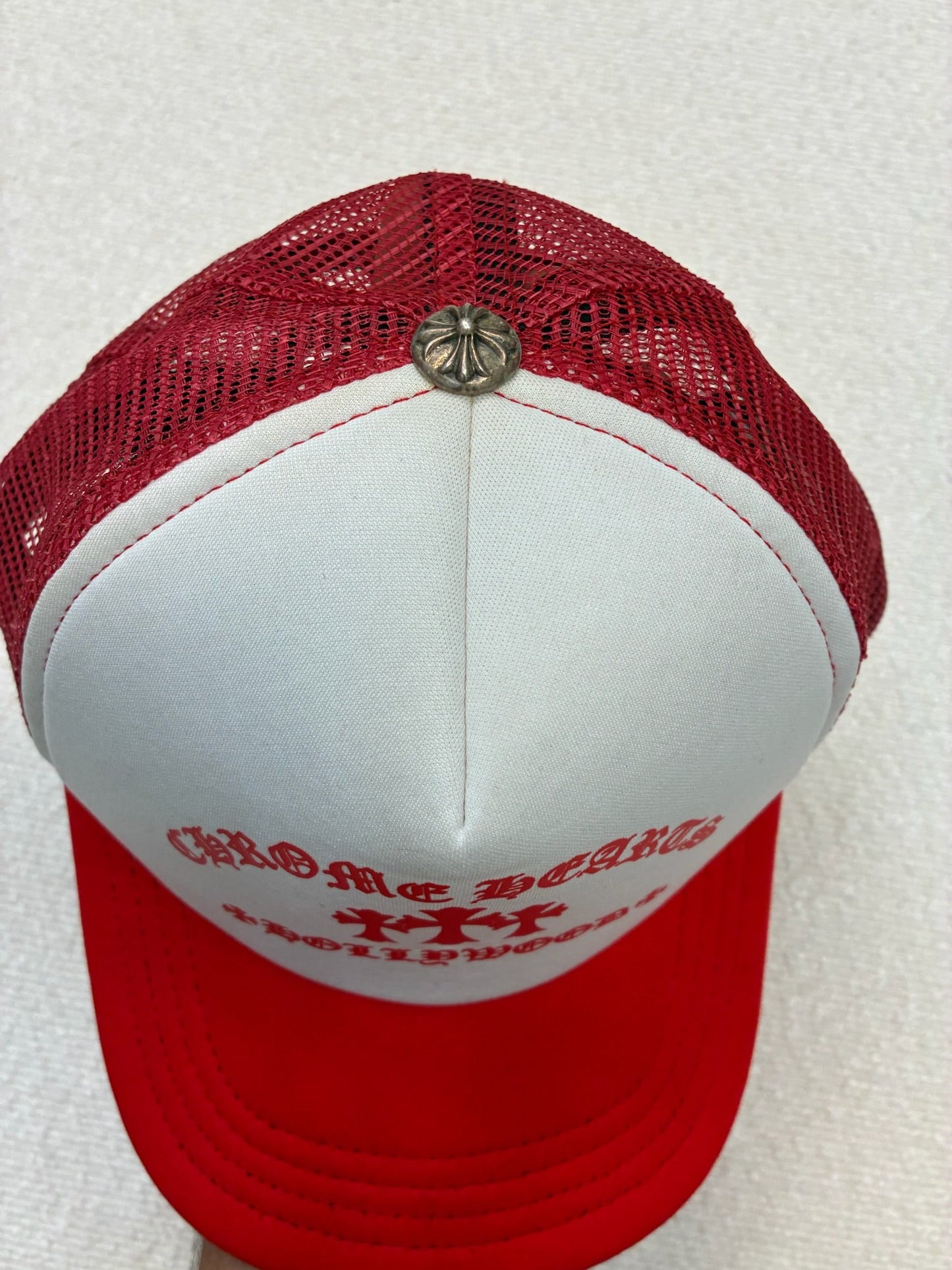 Chrome Hearts King Taco Trucker Hat Red