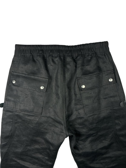 Rick Owens Bauhaus Black Cargo Pants