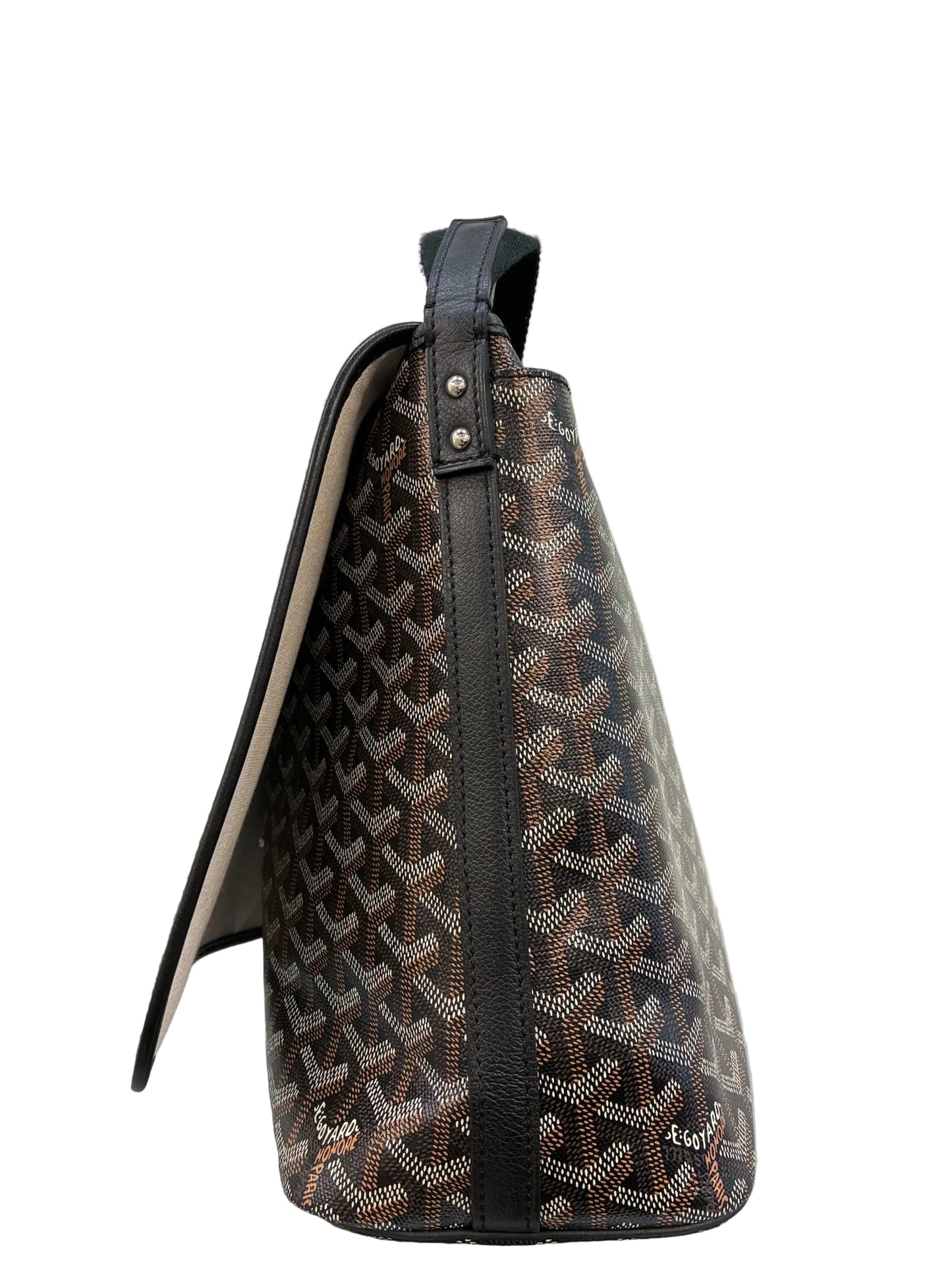 Goyard Black Capetien MM Messenger Bag