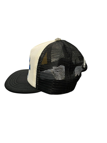 Chrome Hearts Triple Cross Trucker Hat Red White Blue
