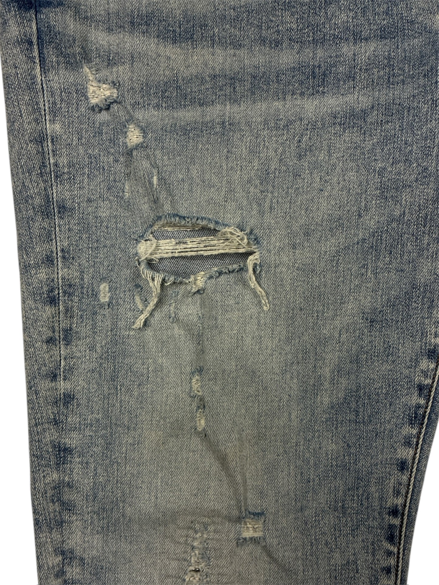 AMIRI MX1 Iridescent Patch Distressed Jean