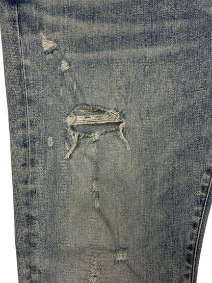 AMIRI MX1 Iridescent Patch Distressed Jean