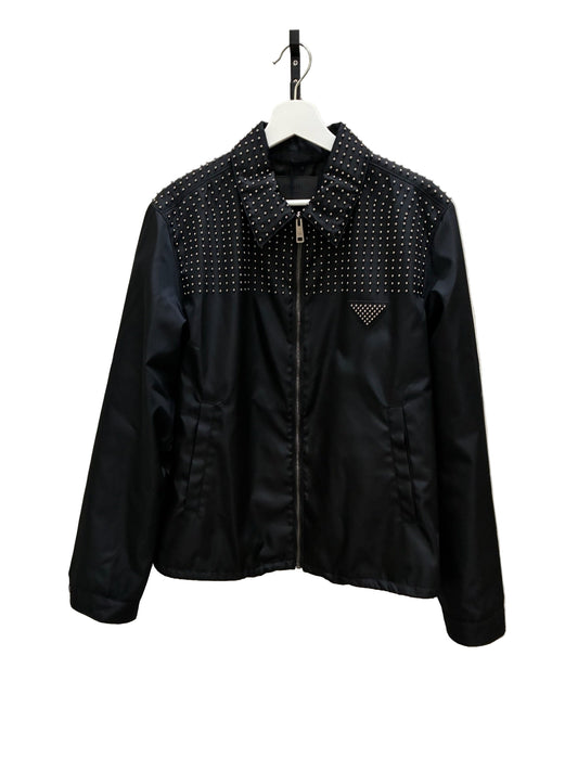 Prada Studded Re-Nylon Blouson Jacket