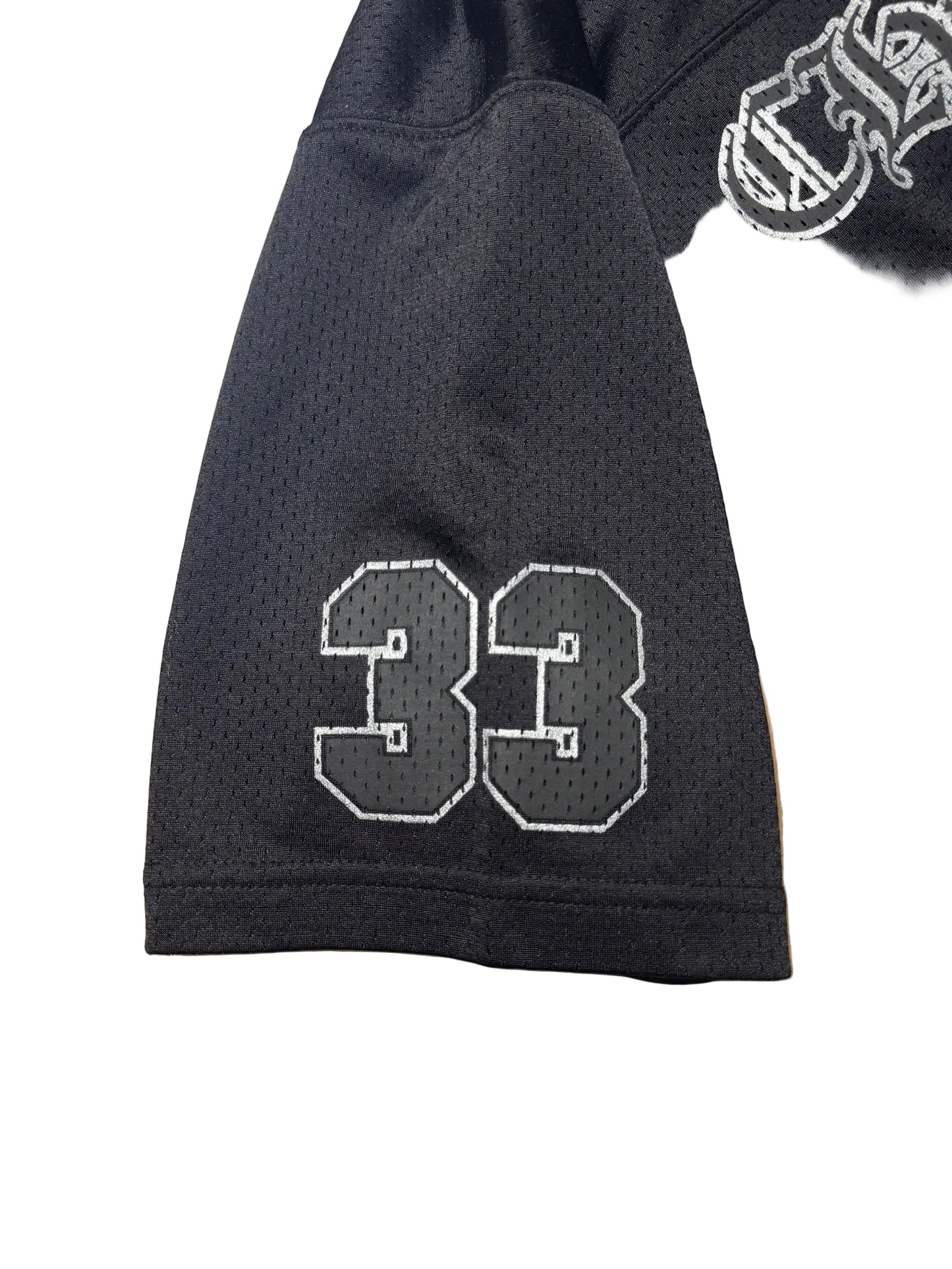 Chrome Hearts Black Mesh Stadium Football Jersey
