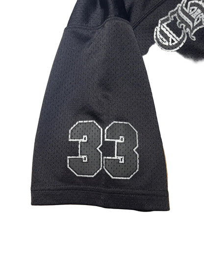 Chrome Hearts Black Mesh Stadium Football Jersey