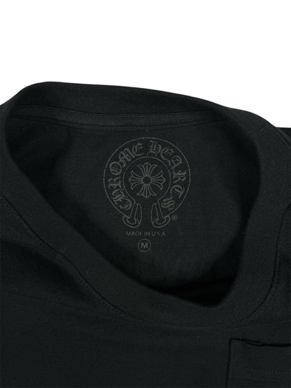 Chrome Hearts Multicolor Floral Long Sleeve Black Tee
