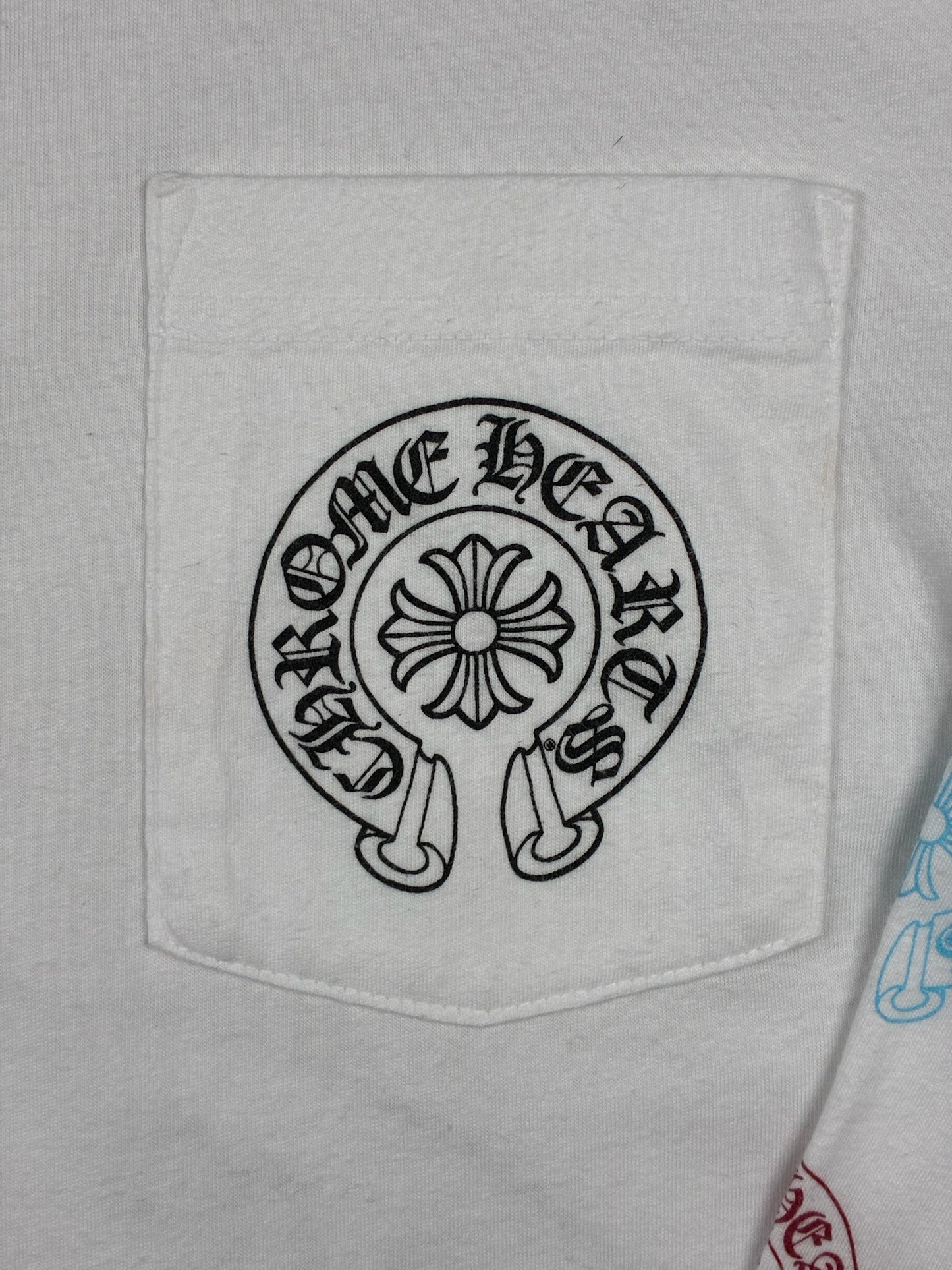 Chrome Hearts Multicolor Horseshoe Long-Sleeve T-Shirt