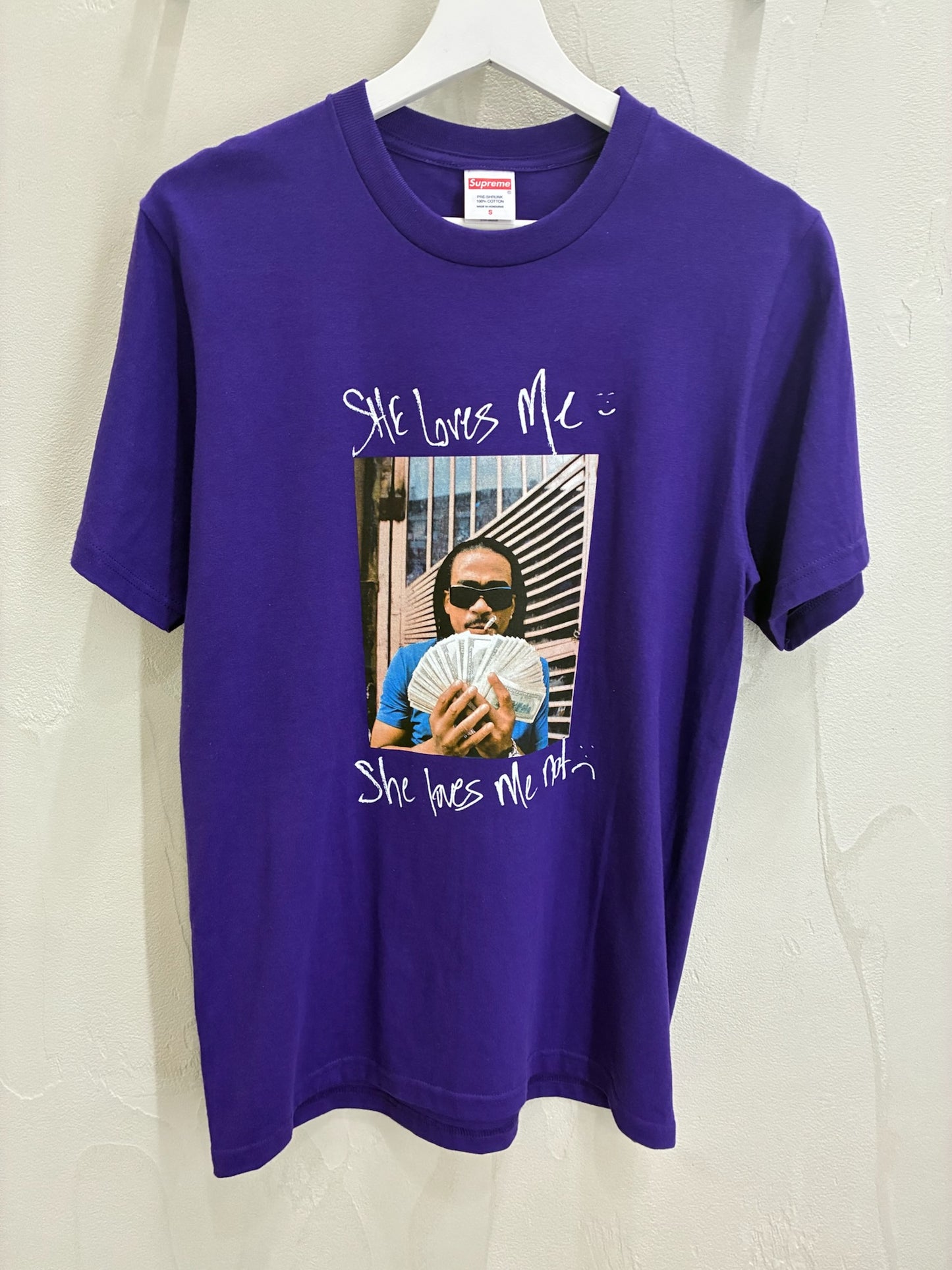 Supreme She Loves Me T-shirt Purple