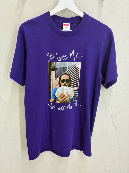 Supreme She Loves Me T-shirt Purple