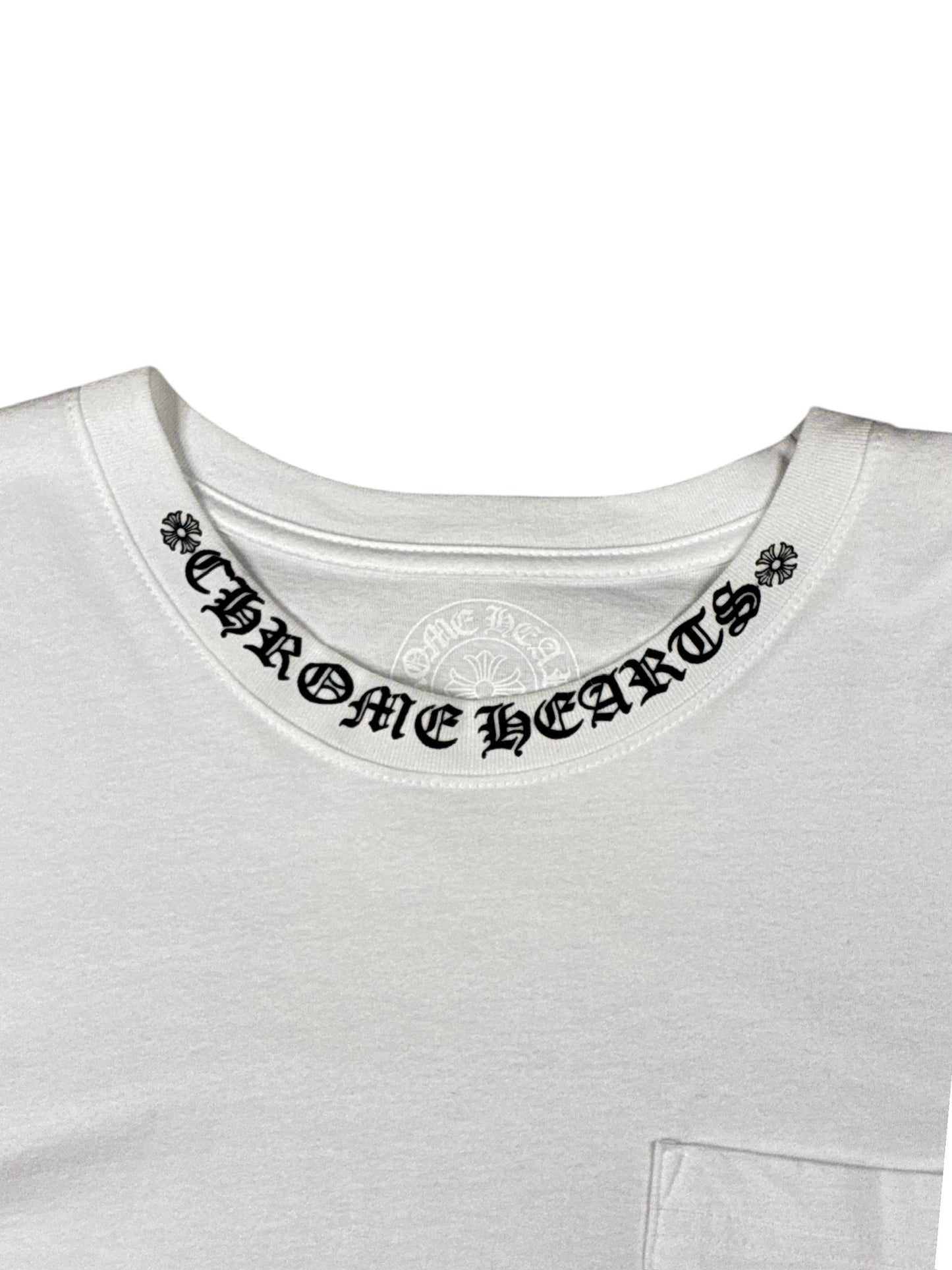 Chrome Hearts Neck Logo Long Sleeve Crewneck