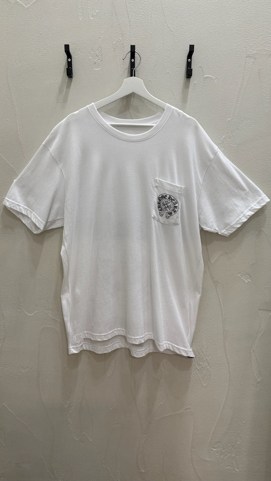 Chrome Hearts Las Vegas Horseshoe White T-Shirt