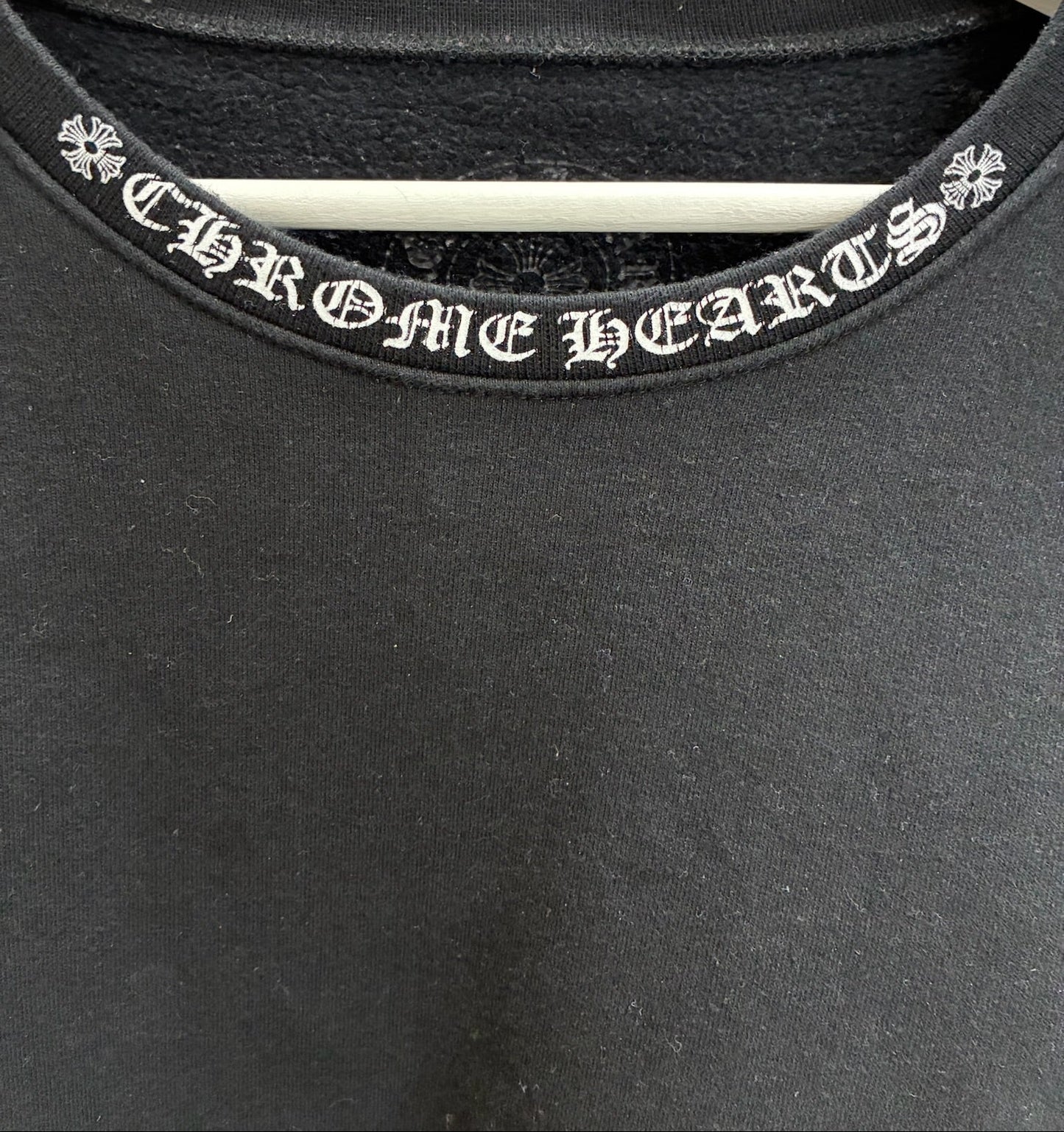 Chrome Hearts Neck Logo Crewneck