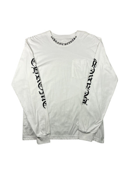 Chrome Hearts Neck Logo Long Sleeve Crewneck