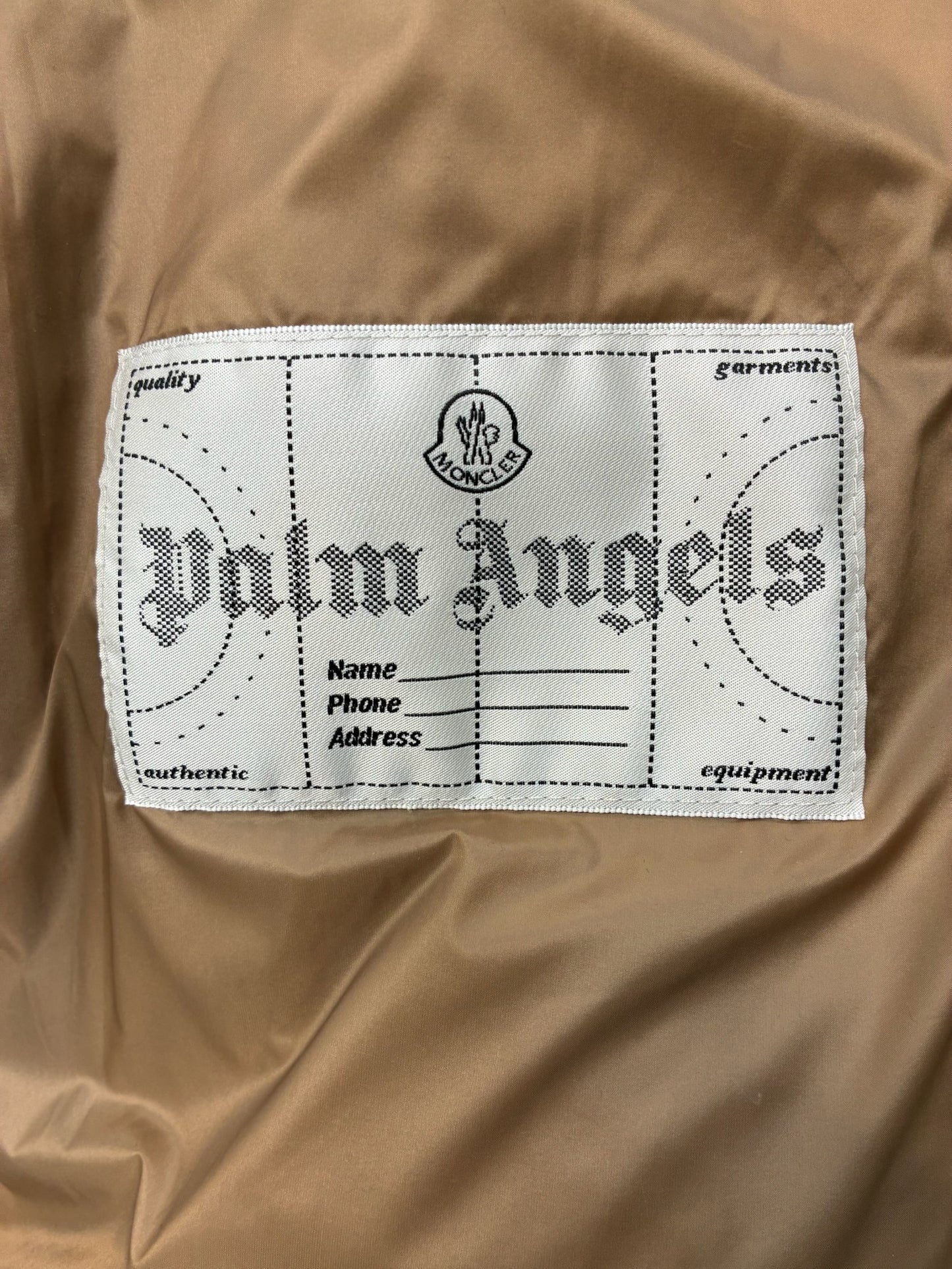 Moncler x Palm Angels Thompson Short Down Jacket Dark Green