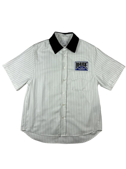 Rhude Twill Stripped Mechanic Shirt