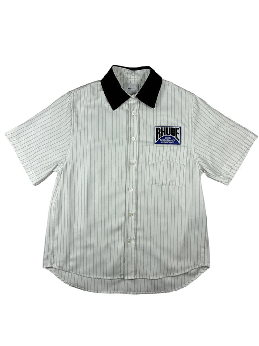 Rhude Twill Stripped Mechanic Shirt