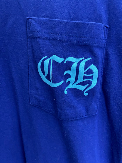 Chrome Hearts CH Indigo Blue Stars Long Sleeve T-Shirt