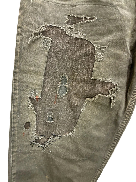 Kapital High Waisted Nime Pants 'Khaki Green'