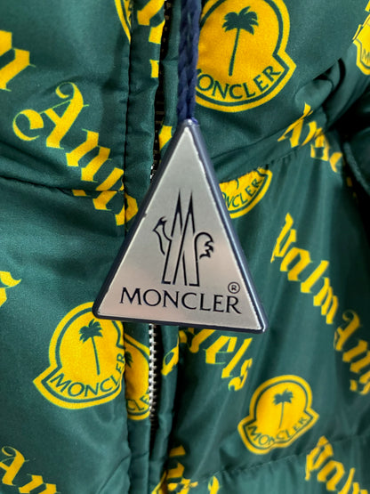 Moncler x Palm Angels Thompson Short Down Jacket Dark Green
