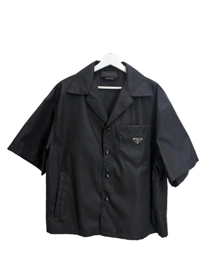 Prada Re-Nylon Short Sleeve Shirt 'Black'