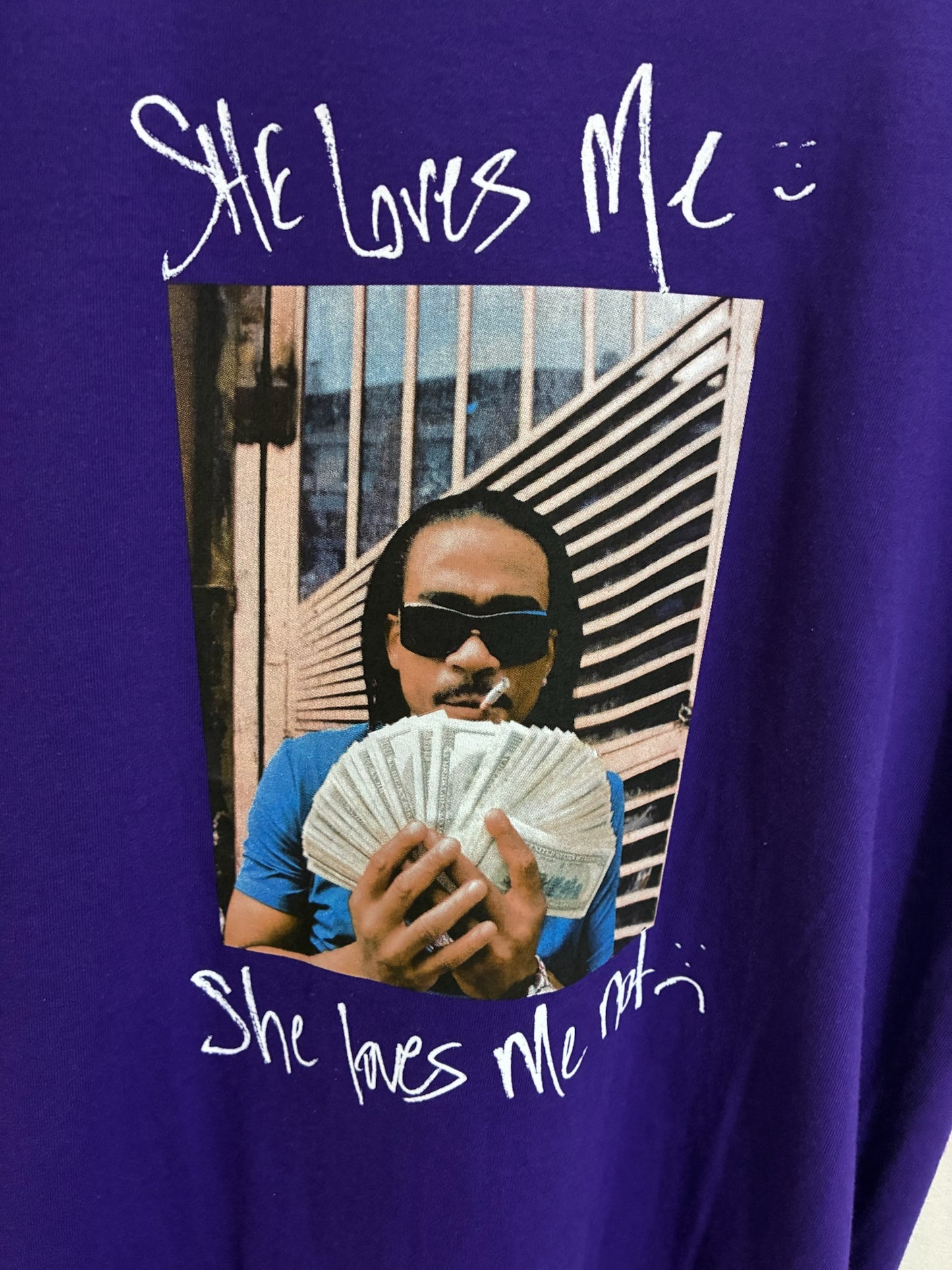 Supreme She Loves Me T-shirt Purple