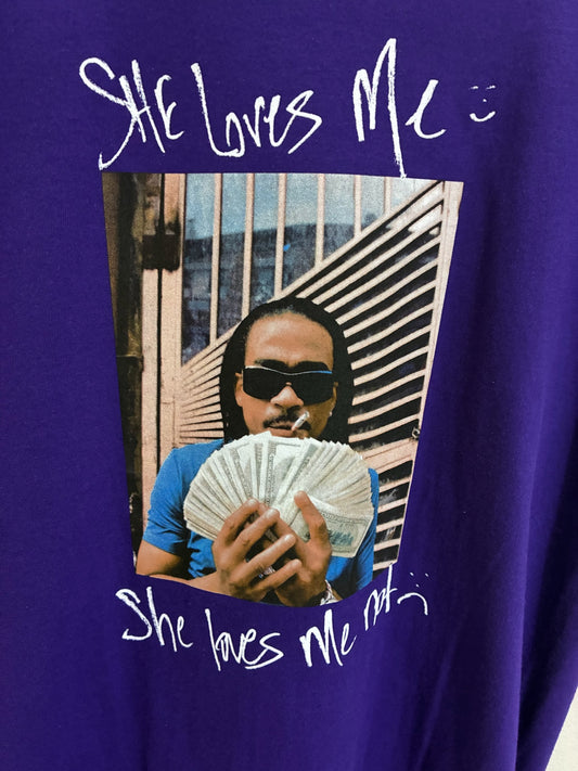 Supreme She Loves Me T-shirt Purple