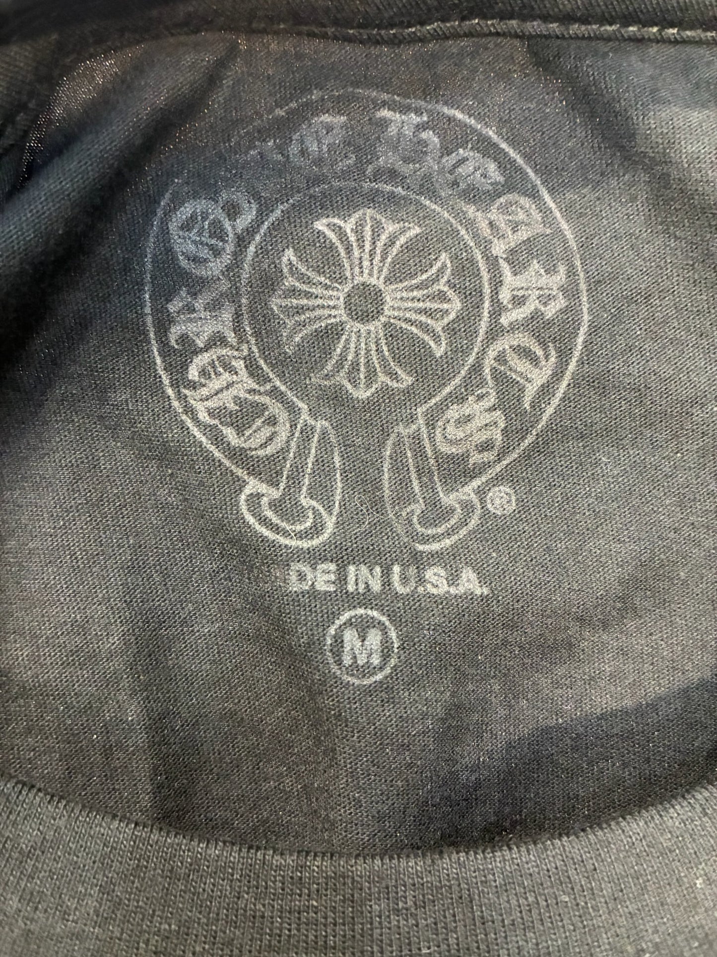 T-shirt à manches longues Chrome Hearts avec logo en volute