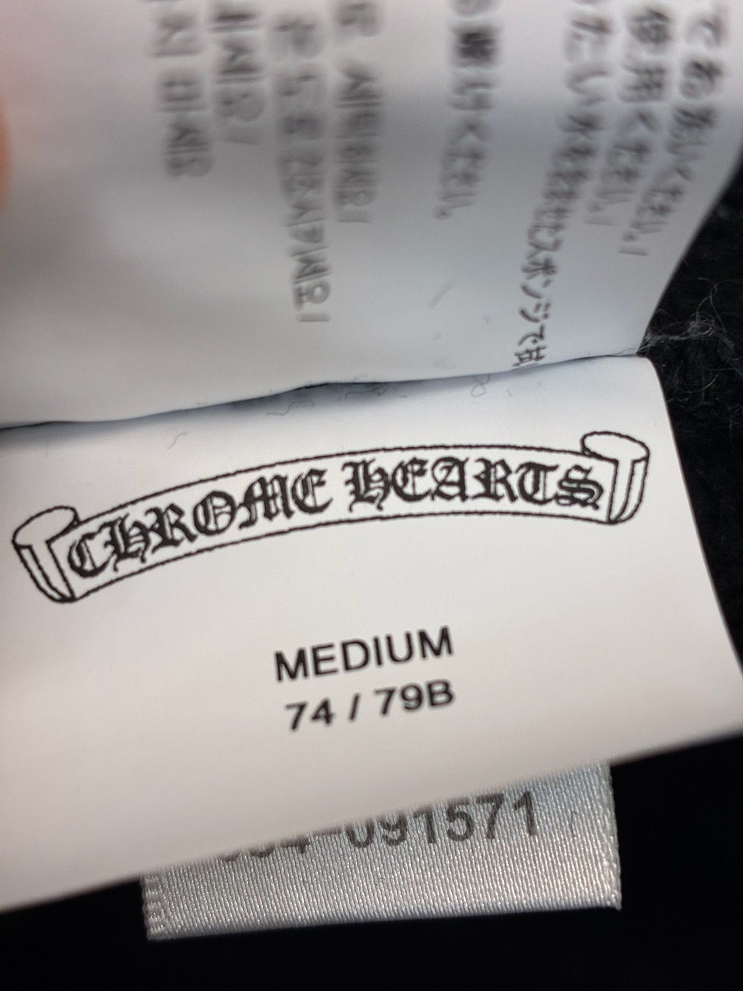Chrome Hearts Triple Cross King Taco Shorts Black