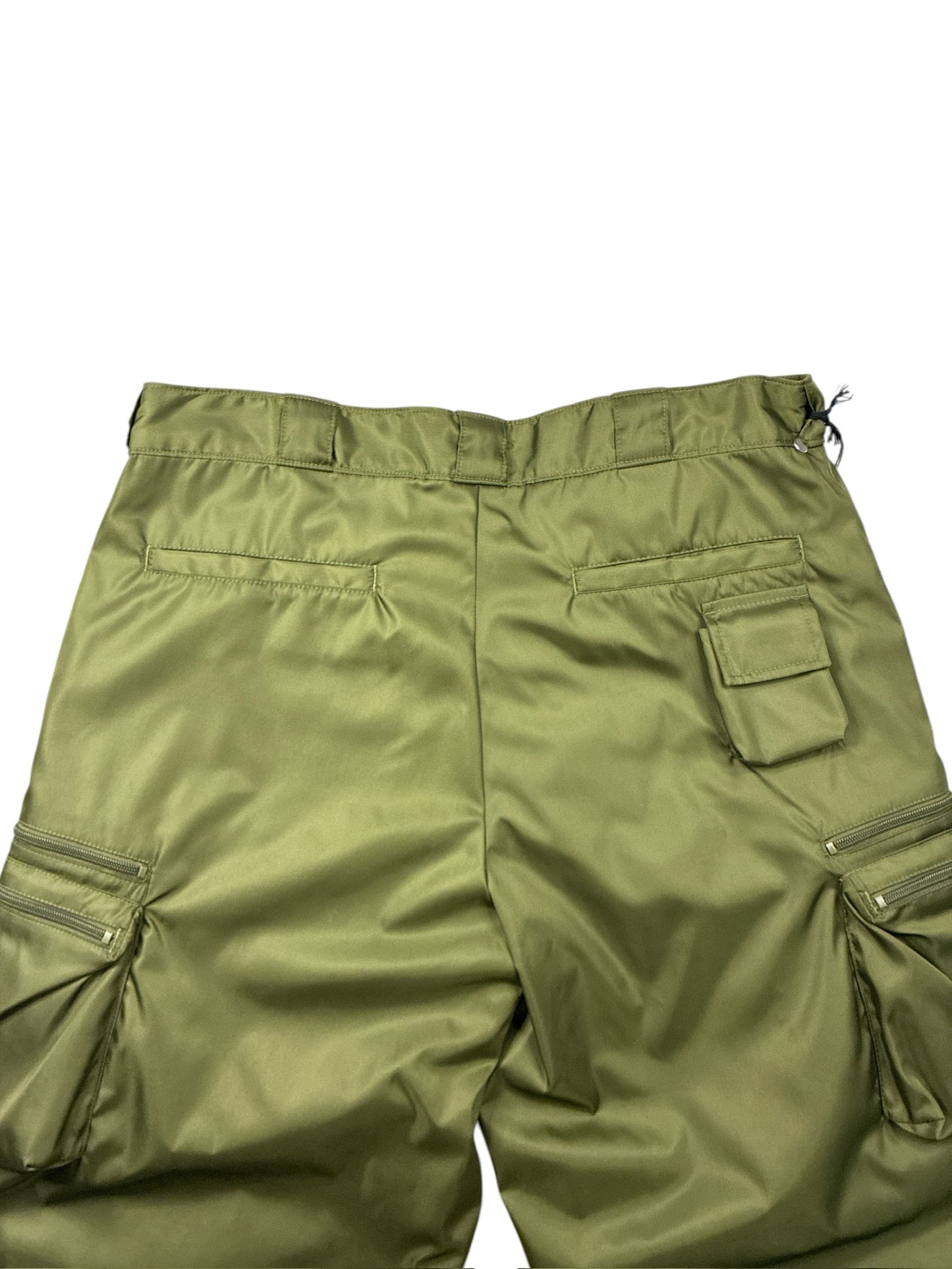 Prada Re-Nylon Cargo Pants Green