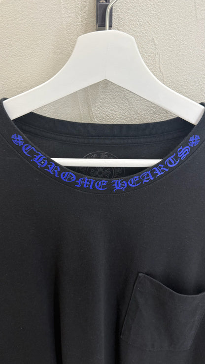 Chrome Hearts Neck Logo Long Sleeve Crewneck