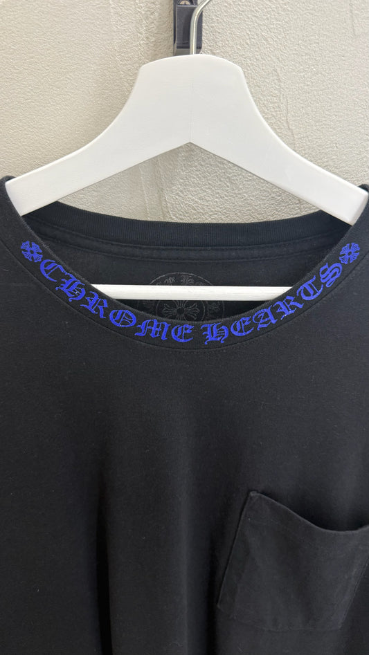Chrome Hearts Neck Logo Long Sleeve Crewneck