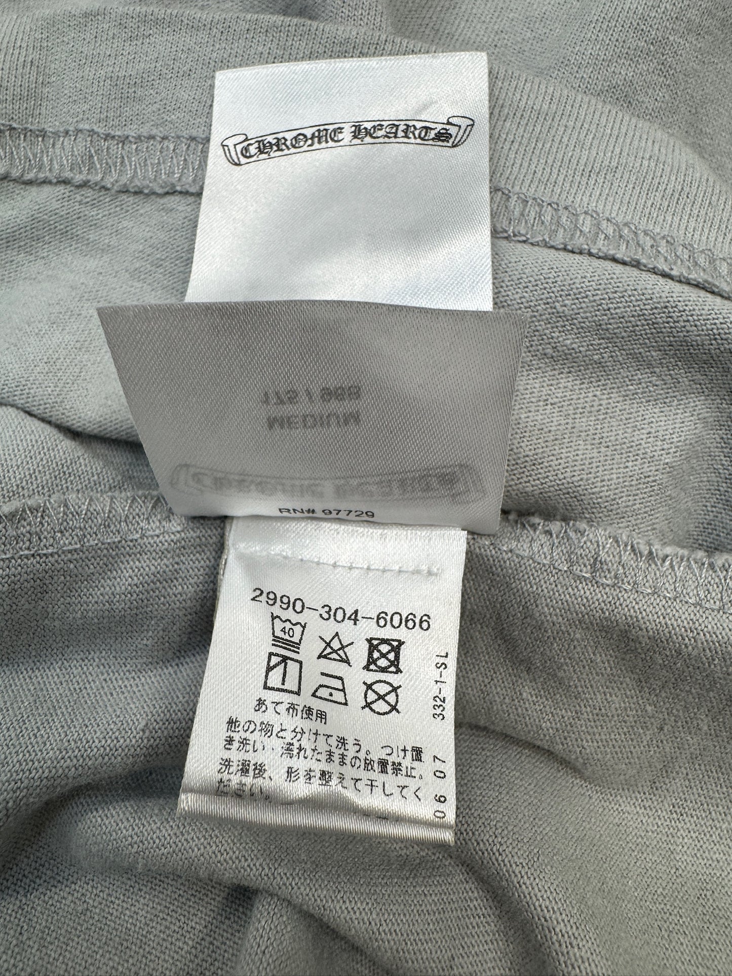 Chrome Hearts x Matty Boy Grey Suggest T-shirt