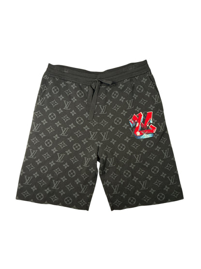 Louis Vuitton Graffiti Monogram Knitted Shorts