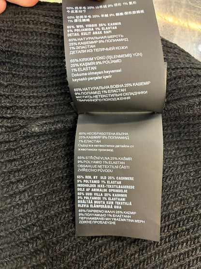 Prada Black Wool Beanie