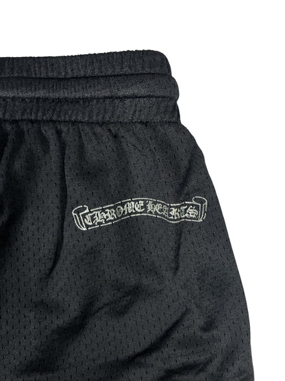 Chrome Hearts Black Mesh Shorts