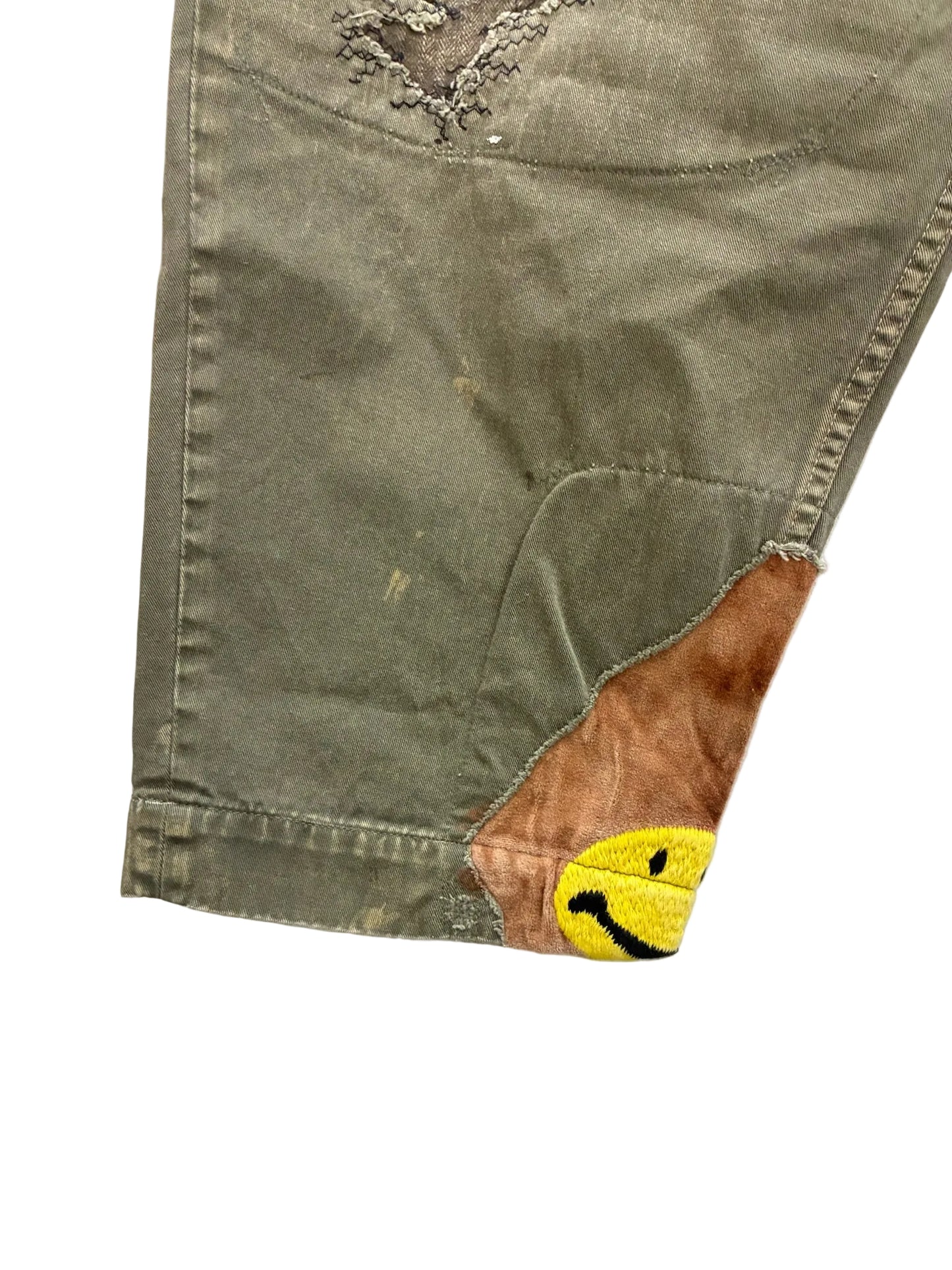 Kapital High Waisted Nime Pants 'Khaki Green'