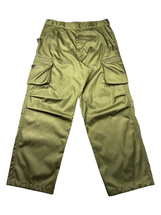 Prada Re-Nylon Cargo Pants Green