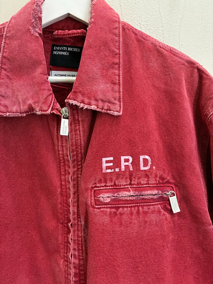 Enfant Riches Deprimes Italian Romance Zip Up Jacket 'Red"