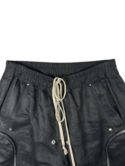 Rick Owens Bauhaus Black Cargo Pants