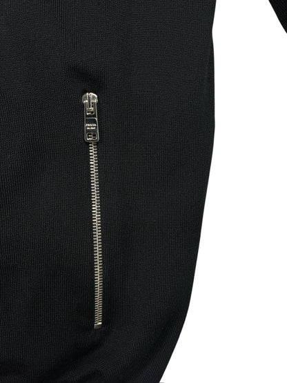 Prada Wool Re-Nylon Zip-Up Cardigan