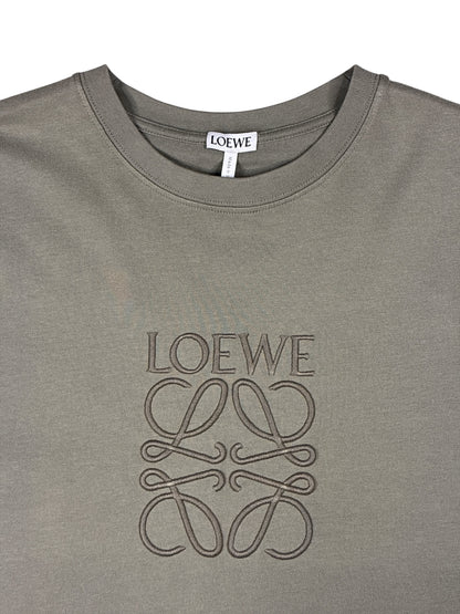Loewe Chest Laser Cut T-shirt Gray