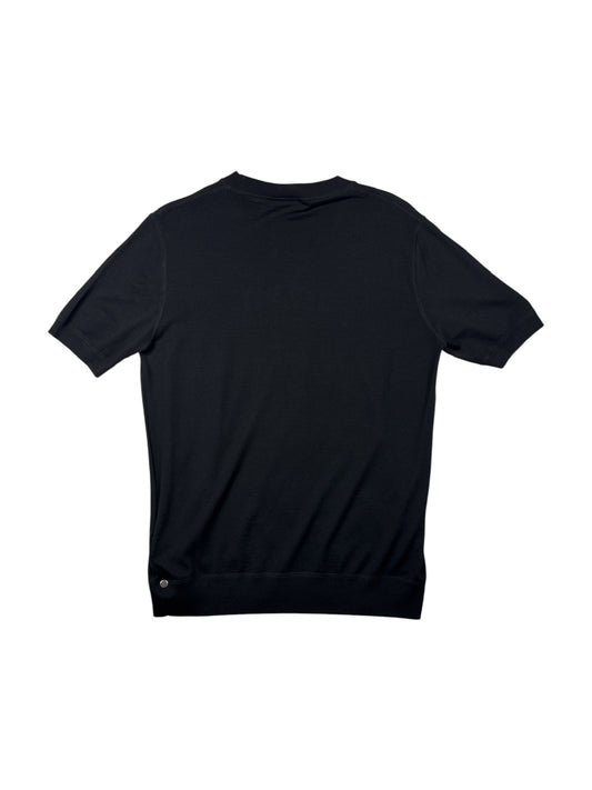 Prada Wool And Cashmere Crew T-Shirt Black