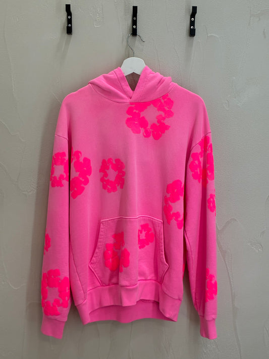 Denim Tears The Cotton Wreath Hoodie Mono Pink