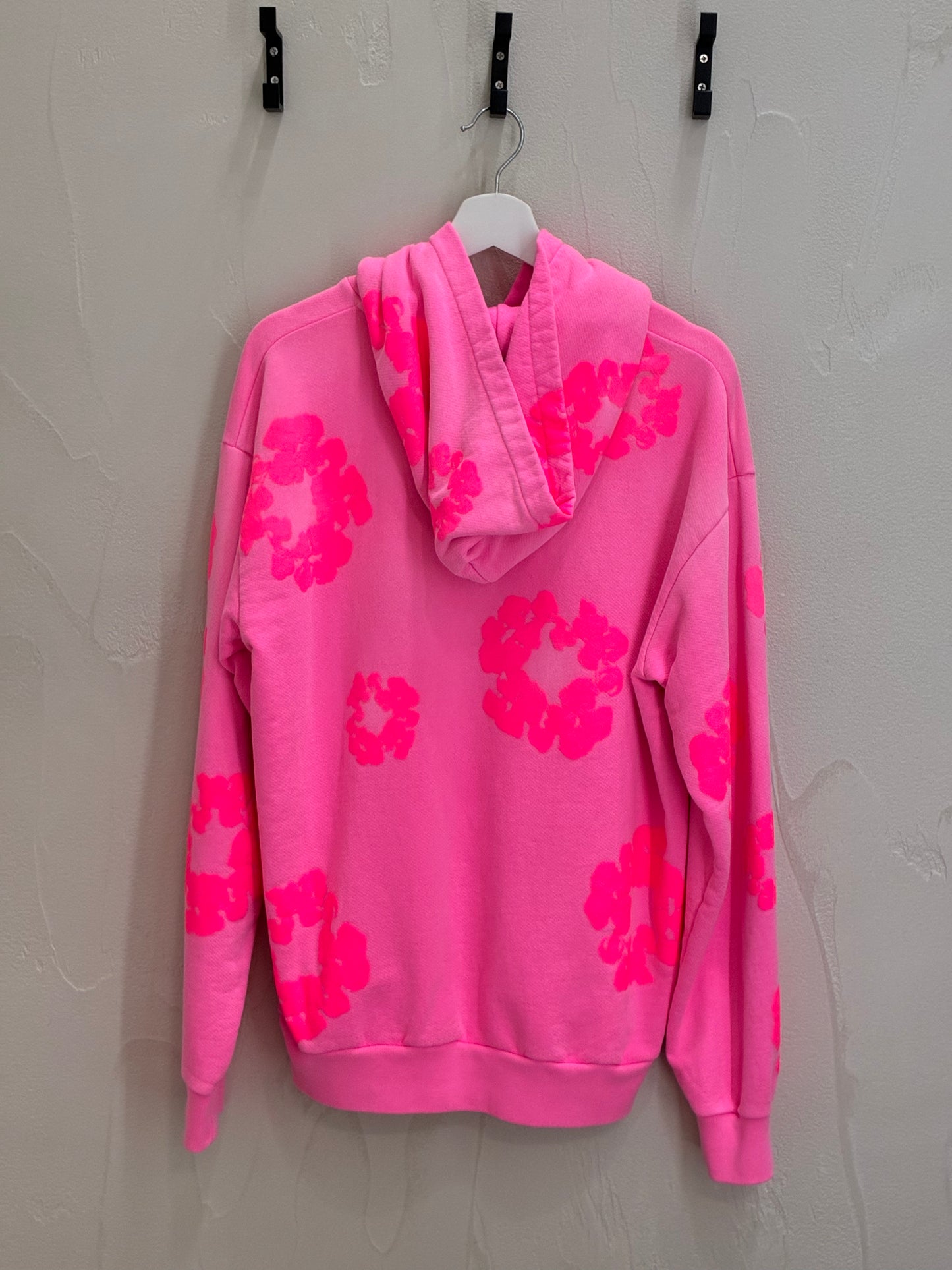 Denim Tears The Cotton Wreath Hoodie Mono Pink