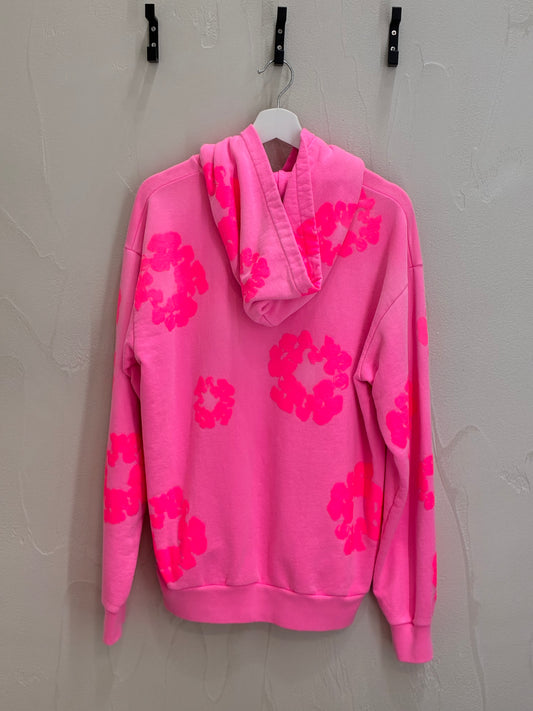 Denim Tears The Cotton Wreath Hoodie Mono Pink