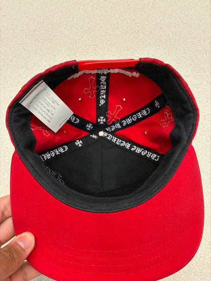 Chrome Hearts CH Cross Patch Hat Red