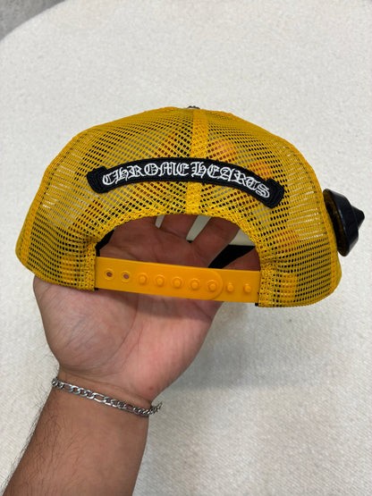 Chrome Hearts Multicolor Cross Hat Yellow