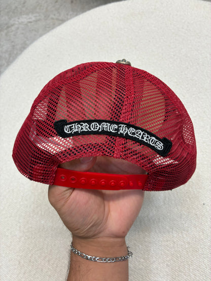 Chrome Hearts Multicolor Cross Hat Red