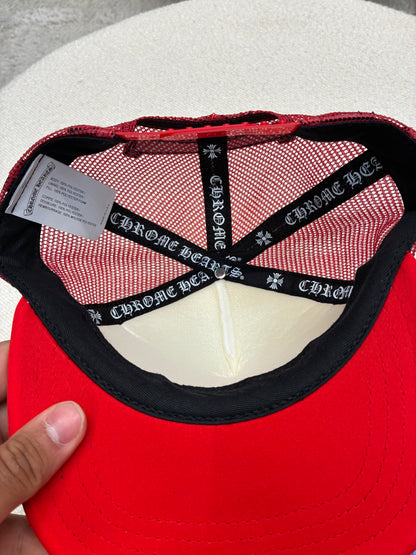 Chrome Hearts Multicolor Cross Hat Red